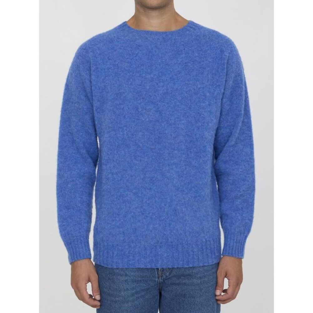 HOWLIN ' Men's Crew Neck Knit Sweater Men AZURE Sweaters & Cardigans